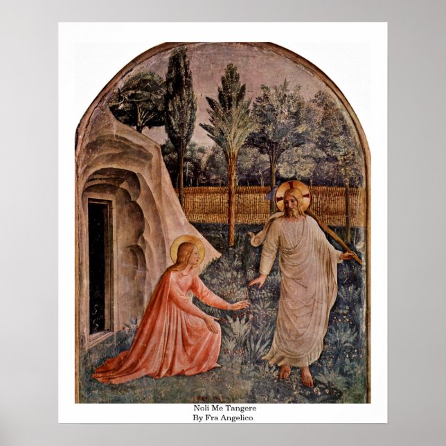 Noli Me Tangere By Fra Angelico Poster (Front)
