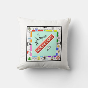 Nolin Lake game board pillow