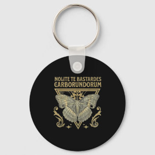 Nolite Retro Te Es Butterfly Carborundorum Feminis Keychain