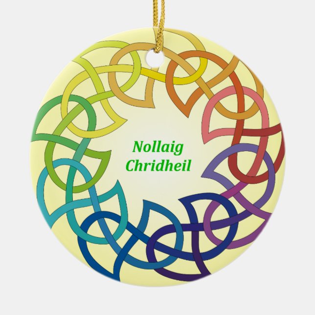 Nollaig Chridheil - Scottish Christmas Ornament (Front)