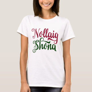 Nollaig Shona, un joli T-shirt de Noël irlandais