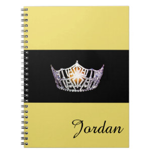 Nom argenté de coutume de carnet de couronne de