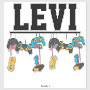 Nom avec Sticker de contrôleurs de jeu vidéo