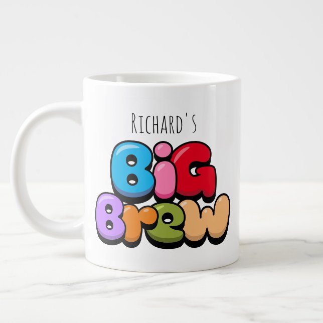 Nom Big Brew Giant Coffee Mug (Gauche)