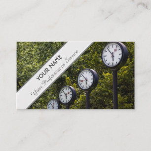 Nom carte de visite contemporain et profession