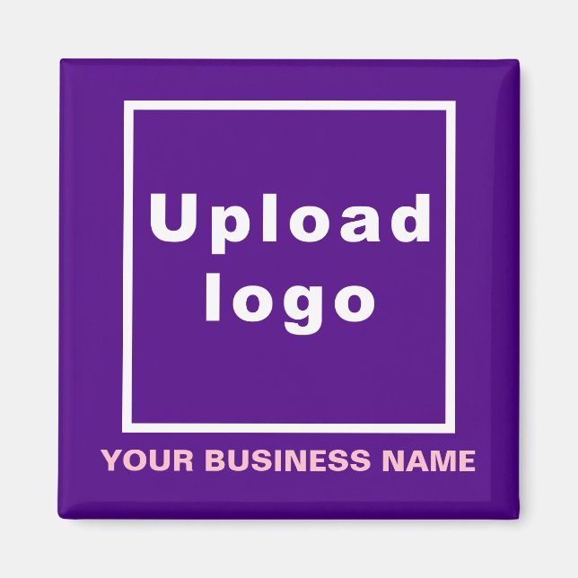 Nom commercial et logo Purple Carré Magnet (Devant)