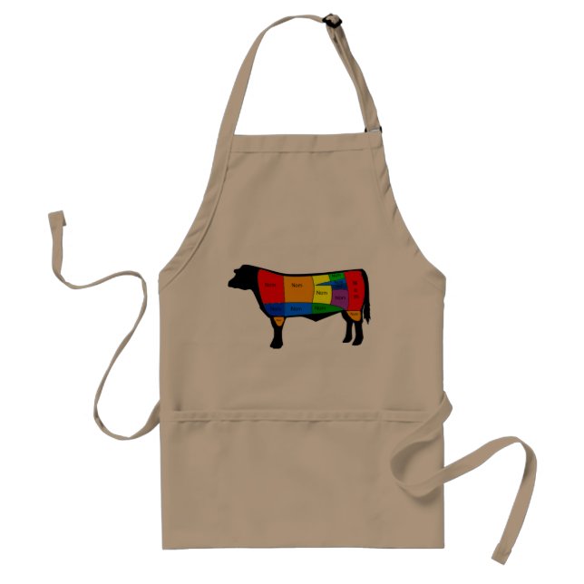 Nom Cow Apron (Front)
