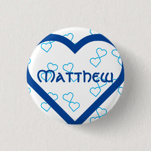 Nom de bébé personnalisé 3 cm badge rond