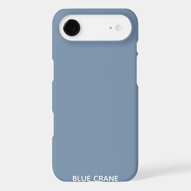 nom de couleur bleu Blue Crane (Verso)