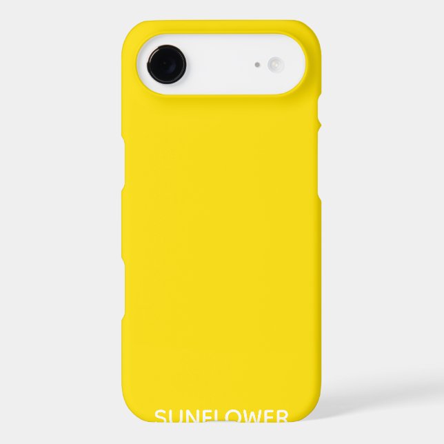 Nom de couleur jaune tournesol (Verso)