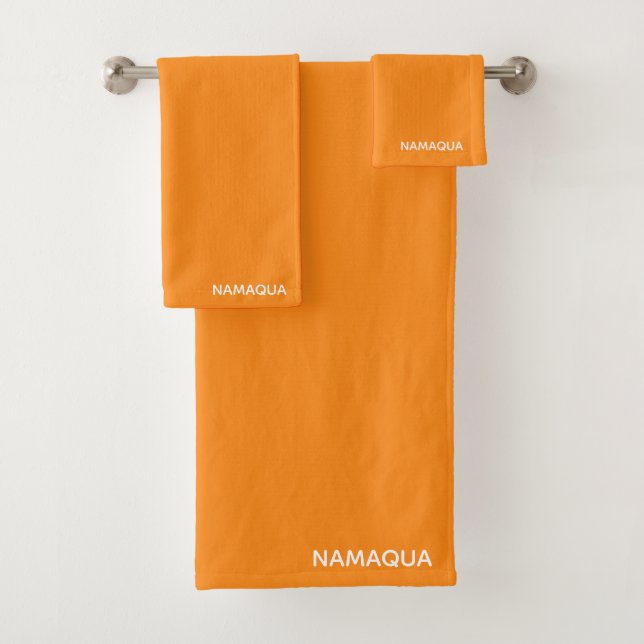 nom de couleur orange Namaqua (En situation)