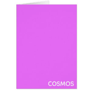 Nom de couleur pourpre cosmos