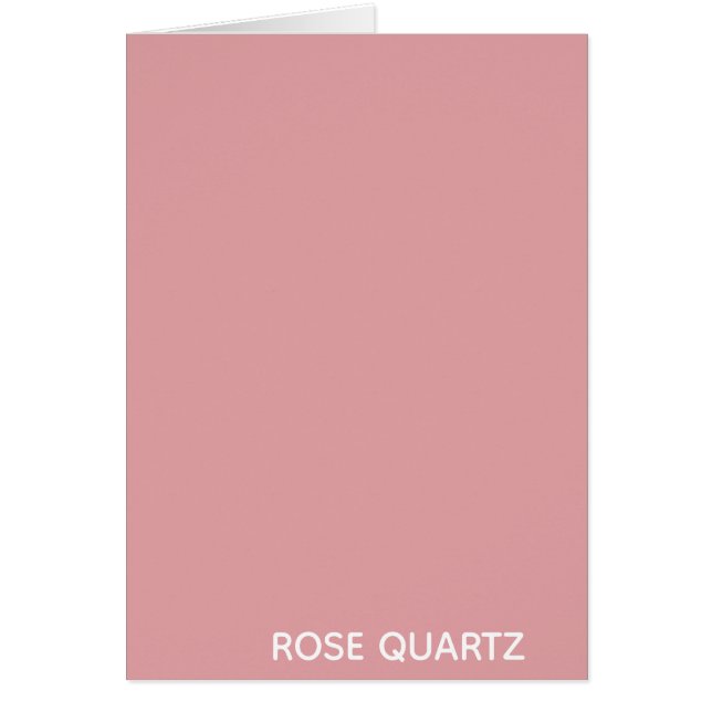 Nom de couleur rose quartz rose (Devant)