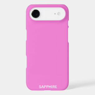 Nom de couleur rose saphir