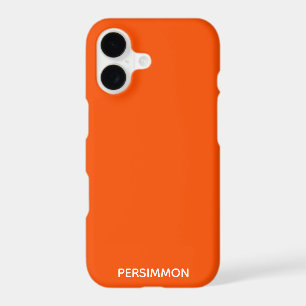Nom de couleur rouge persimon