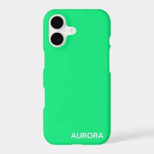 Nom de couleur verte Aurora