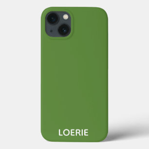 Nom de couleur verte Loerie Coque-Mate coque iphon