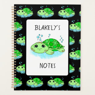 Nom de dessin personnalisé de la tortue mûre