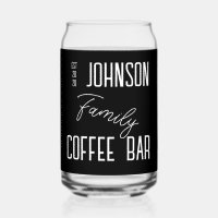 Nom de famille Café noir et blanc
