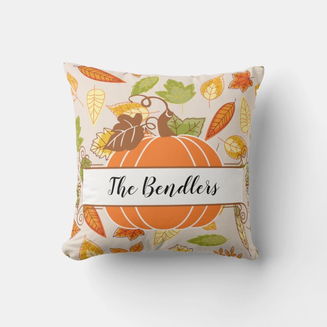 Nom de famille Coussin d'automne (Recto)