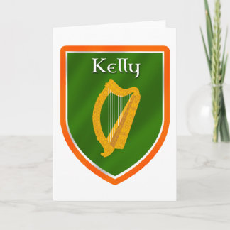 Nom de famille de Kelly de crête de famille de