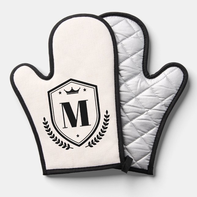 Nom de famille Lettre initiale Monogramme couronne (Créateur téléchargé)