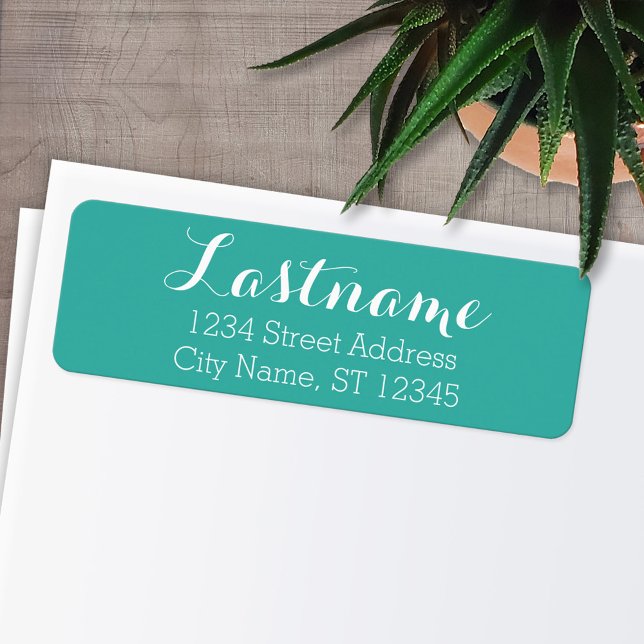 Nom de famille personnalisé Adresse de retour Whim (Personalized Return Address Labels)