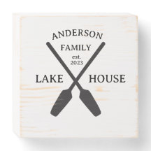 Nom de famille personnalisé Lake House