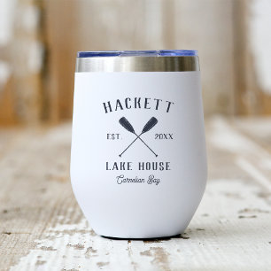 Nom de famille rustique Lake House Oars