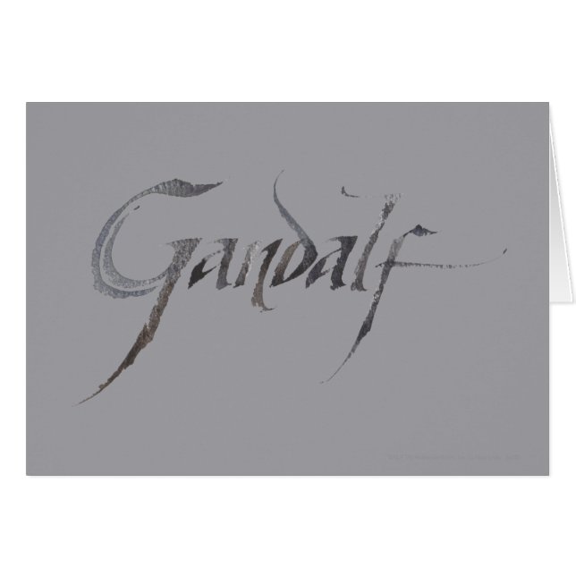 Nom de Gandalf Texté (Devant horizontal)