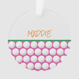 NOM De Golf Moderne Rose Vert Orange Golf Amusant