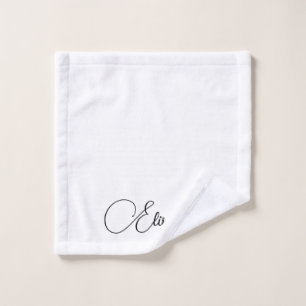 Nom de la calligraphie Modèle personnalisé noir bl