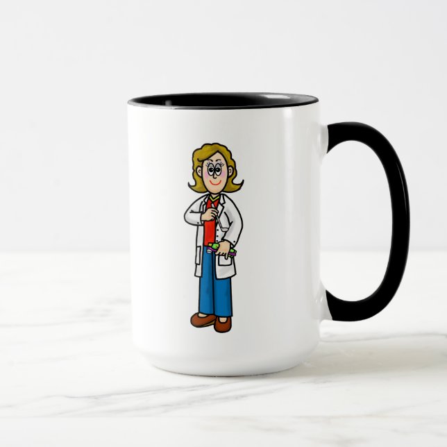 Nom de la femme Dentiste Mug (Droite)
