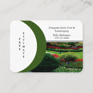 Nom de la photo Luscious Lawn Carte de visite d'at