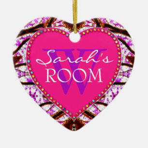 Nom de la porte rose de la tribu Ornement cardiaqu