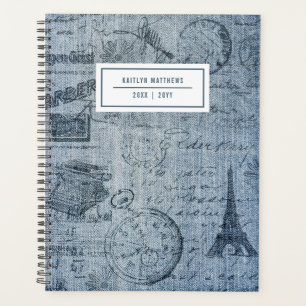 Nom de la tour Denim Eiffel vintage