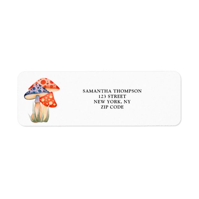 Nom de l'adresse de retour du champignon de bois m (Devant)