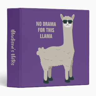 Nom de lama frais, texte et classeurs faits sur