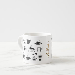 Nom de l'amoureux du café sur mesure, Mug de la pe
