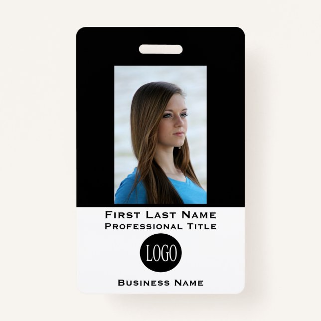 Nom de l'employé Balises d'identification Badges B (Devant)