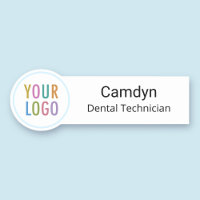 Nom de l'employé dentiste Étiquette Étiquette magn