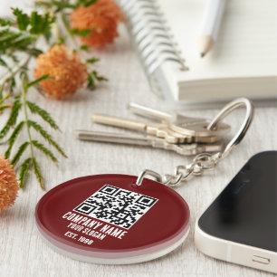 Nom de l'entreprise, code QR