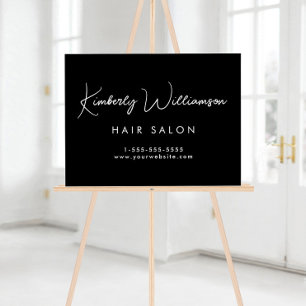 Nom de l'entreprise Design Signature Script Noir