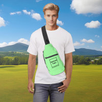 Nom de l'entreprise et logo sur le sac à élingue v