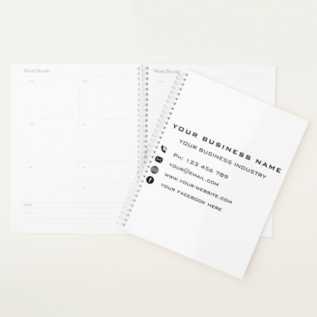 Nom de l'entreprise Informations sur le texte Plan (Devant avec enveloppe)