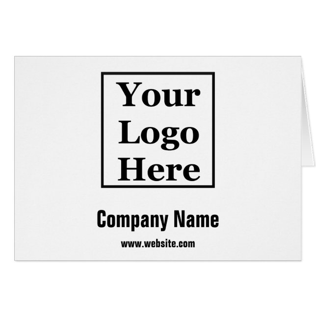 Nom de l'entreprise Texte noir et blanc Votre logo (Devant horizontal)