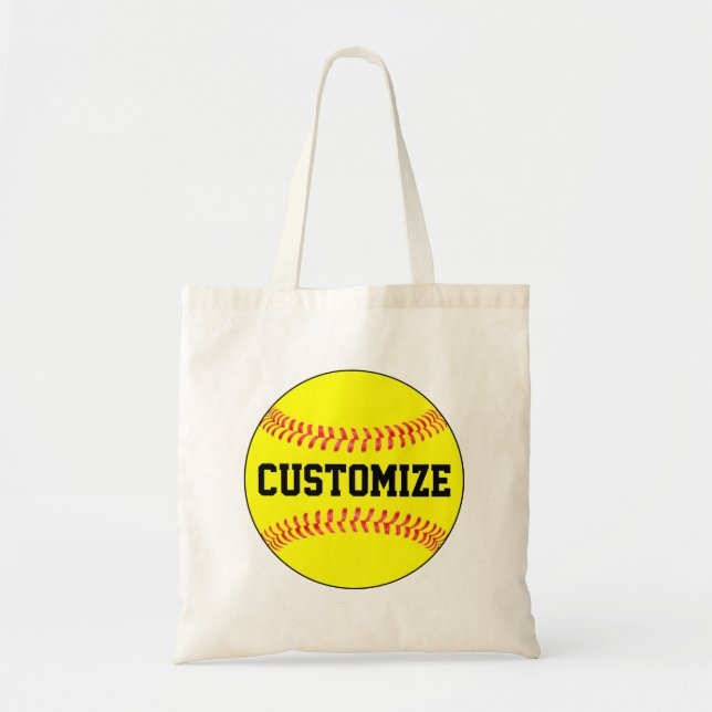 Nom de l'équipe de softball ou Sac fourre-tout per (Devant)