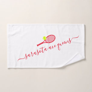 Nom de l'équipe de tennis Personnalisé Rouge Blanc