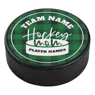 Nom de l'équipe Hockey Maman Custom Hockey Puck