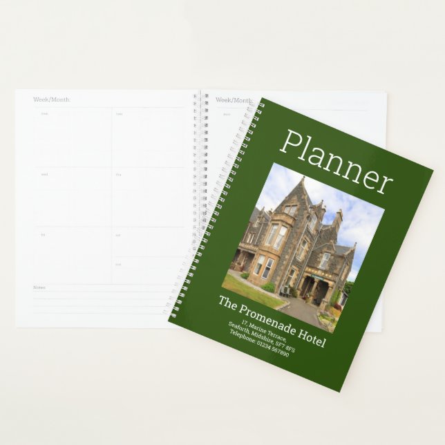 Nom de l'hébergement de l'hôtel Calendrier (Devant avec enveloppe)